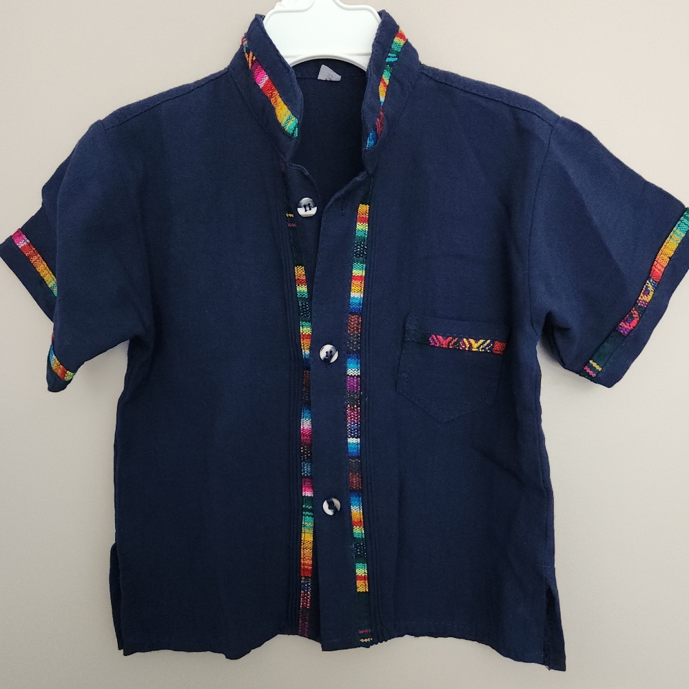 Handmade 2T Shirt From Mexico Like New!! ☀️